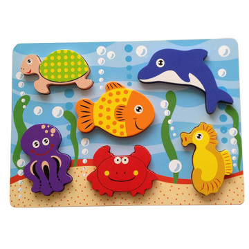Educational Wooden Puzzle Chunky Puzzle (34771)